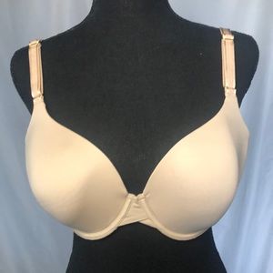 JOYSPUN nude colored softly padded bra. Size 36 D.